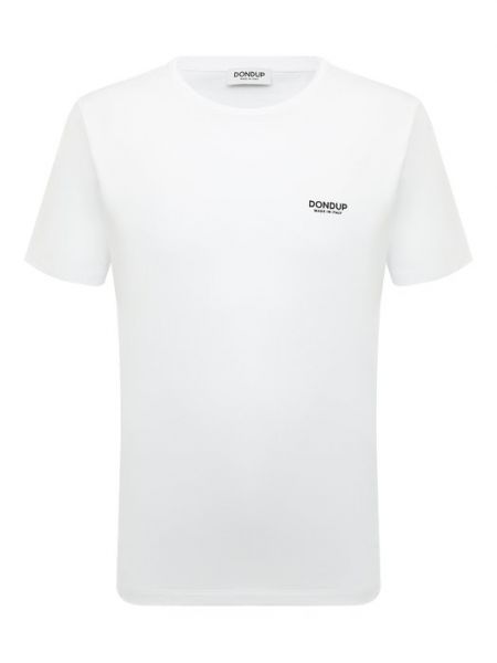 Хлопковая футболка Dondup белая
