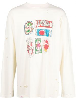 Тениска Charles Jeffrey Loverboy бяло