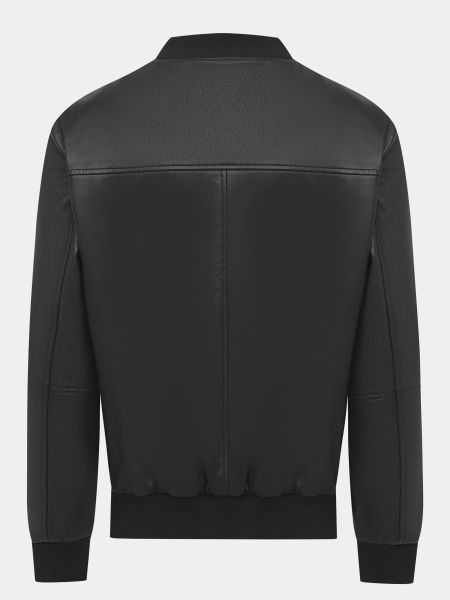 Кожаная куртка Karl Lagerfeld черная
