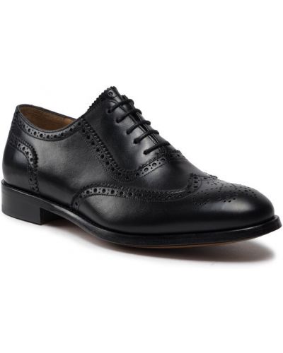 Pantofi brogue Lord Premium negru