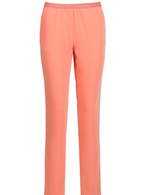 Прямые брюки Emporio Armani оранжевые