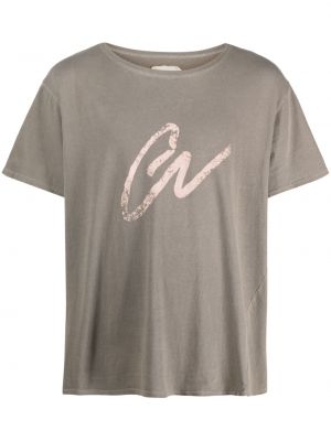 T-shirt Greg Lauren grön