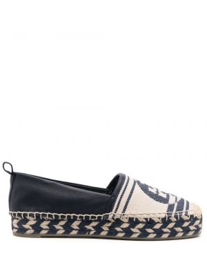 Trykt espadrillos Tory Burch blå