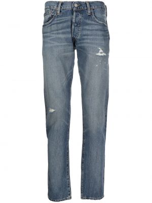 Slitna skinny fit-jeans med passform Polo Ralph Lauren blå