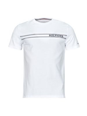 T-shirt a righe Tommy Hilfiger bianco