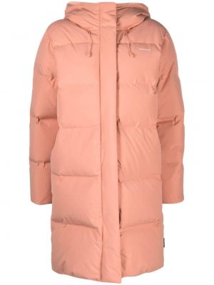 Πουπουλένιο παλτό με κουκούλα Holzweiler ροζ