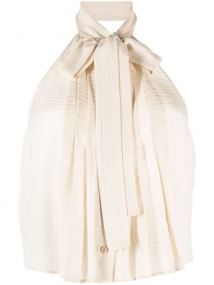 Жакардова блуза Prada бяло