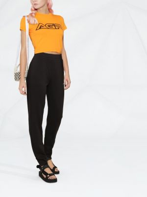Sportovní kalhoty s potiskem Calvin Klein černé