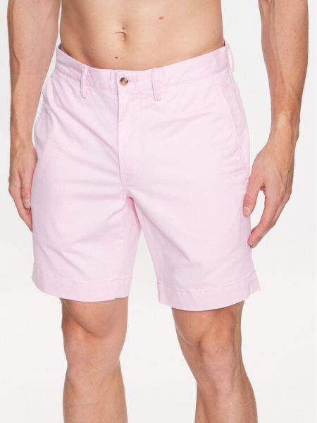 Kratke hlače slim fit Polo Ralph Lauren ružičasta