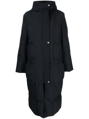 Kabát s kapucňou Jil Sander čierna