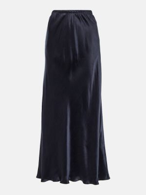 Dlhá sukňa s vysokým pásom The Row modrá