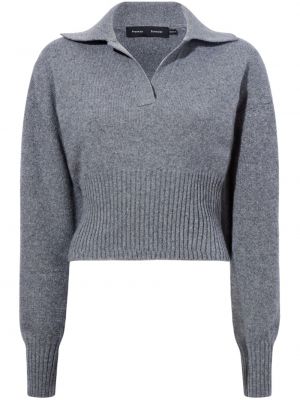 Пуловер Proenza Schouler сиво