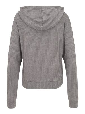 Меланжов пуловер Pieces Tall сиво