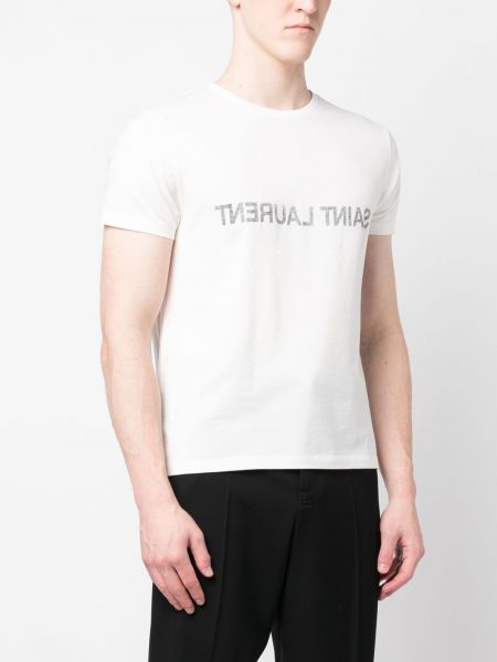 T-shirt Saint Laurent bianco