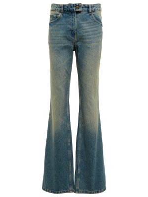 Jeans bootcut taille haute Courrèges bleu