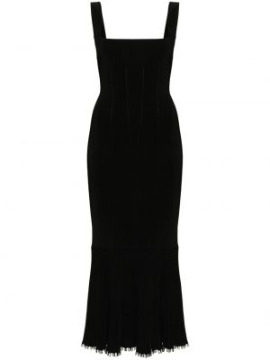 Μάξι φόρεμα Galvan London μαύρο