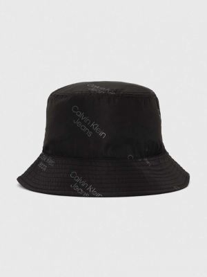 Czarny kapelusz Calvin Klein Jeans