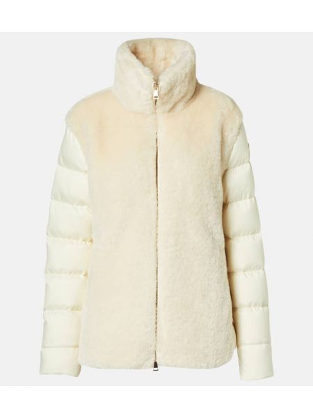 Untuvatakki Moncler valkoinen