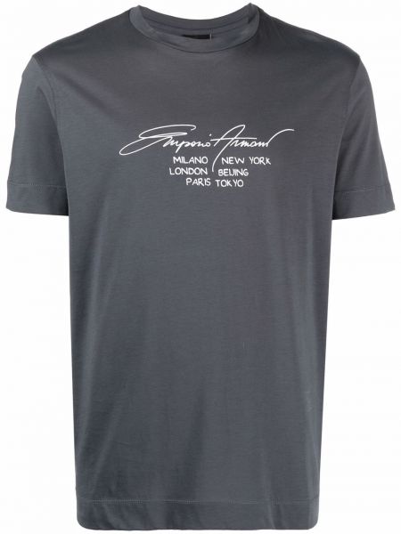 T-shirt Emporio Armani grå