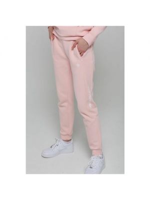 Спортивные штаны свободного кроя с карманами High Experience розовые