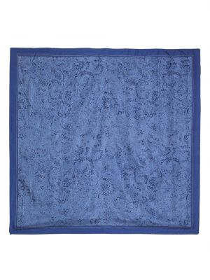 Fular de mătase cu imagine cu model paisley Christian Dior albastru