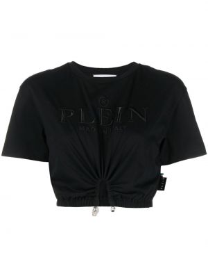 Tričko s výšivkou Philipp Plein čierna