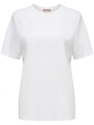Βαμβακερή μπλούζα 12 Storeez λευκό