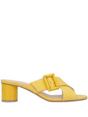 Sandalias de cuero Anna Baiguera amarillo