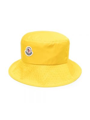 Wodoodporny kapelusz Moncler żółty