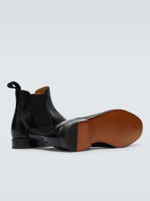 Iš natūralios odos chelsea stiliaus batai John Lobb juoda