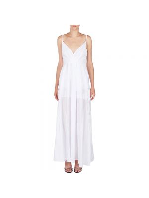 Sukienka długa Emporio Armani biała