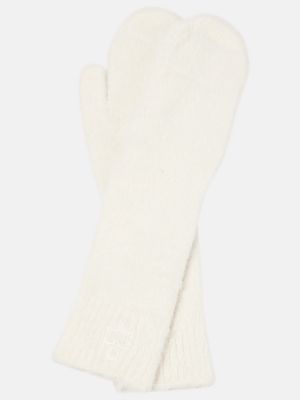 Pletené rukavice Isabel Marant béžové