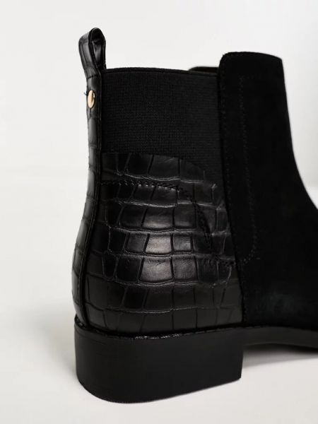 Ботинки челси свободного кроя New Look черные