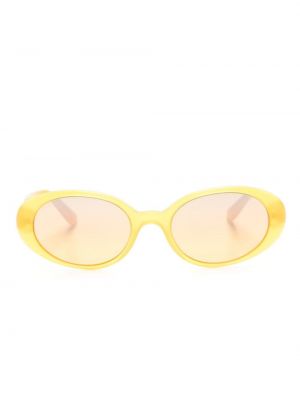 Okulary przeciwsłoneczne z nadrukiem Dolce & Gabbana Eyewear żółte