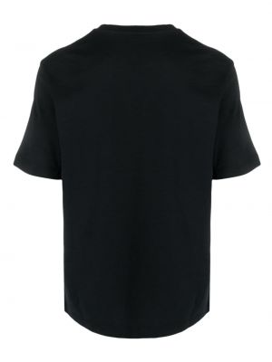 Bavlněné tričko s potiskem Jacob Cohen černé