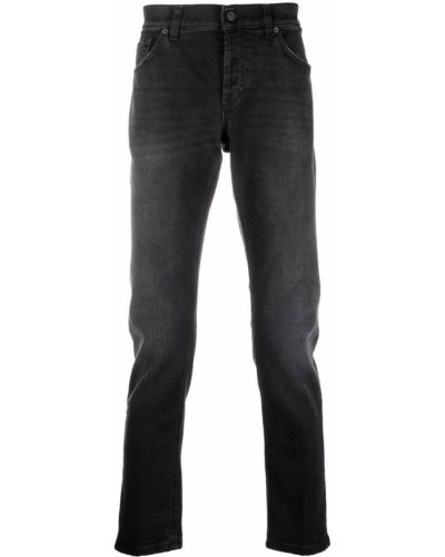 Slank lav midje stretch jeans Dondup svart