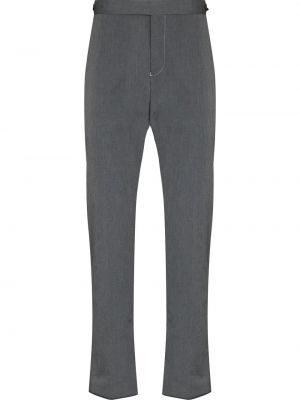 Pantaloni slim fit Thom Browne grigio