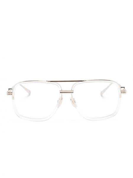 Okulary Philipp Plein Eyewear srebrne