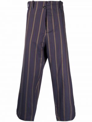 Pantalones a rayas bootcut Vivienne Westwood azul