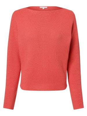 Dzianinowy sweter bawełniany Opus pomarańczowy