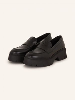 Loafers na platformie Hugo czarne