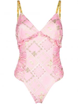 Badedrakt Loveshackfancy rosa