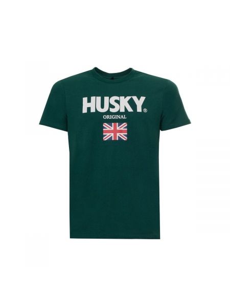 Koszulka z krótkim rękawem Husky zielona