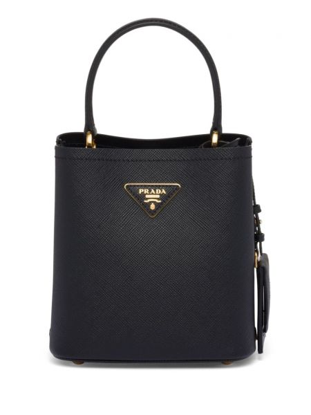 Δερμάτινη τσάντα shopper Prada