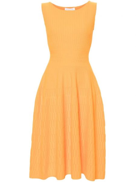 Žakárové midi šaty Antonino Valenti oranžové