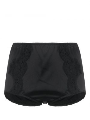 Čipkované nohavičky Dolce & Gabbana čierna