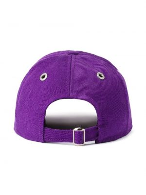 Kepurė su snapeliu Ami Paris violetinė