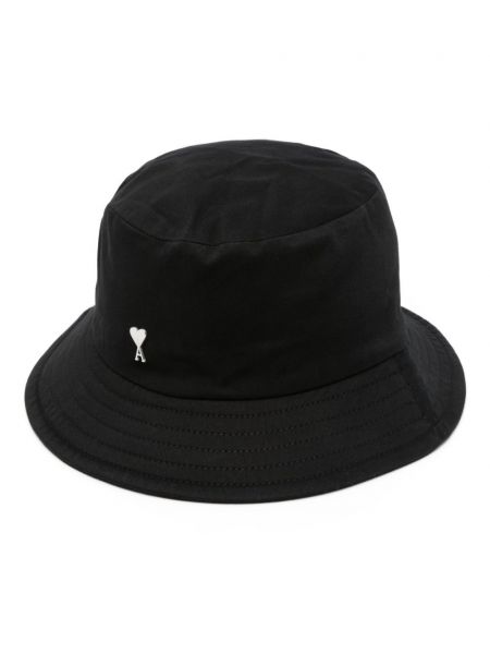 Casquette de motif coeur Ami Paris noir