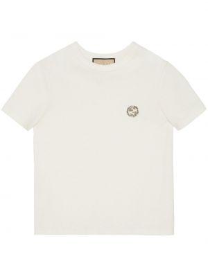 T-shirt aus baumwoll Gucci Weiß