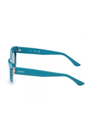 Okulary przeciwsłoneczne Guess niebieskie